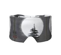 Masque cache-oreilles et yeux avec imprimé lune et pin - Bloque la lumière - Réglable, idéal pour les voyages, la méditation et le yoga