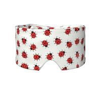 Masque cache-oreilles et yeux avec motif moucheté infini - Bandeau réglable pour yoga, voyage, garde au chaud et confortable