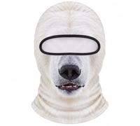 Masque Cagoule Intégral À Impression 3D Visage Réaliste Intégrale pour Ski, Moto & Fêtes De Ski Drôle Adultes