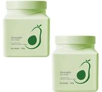 Masque Capillaire à l’Avocat,Soin Profond Nourrissant et Réparateur, Réparation Intensive pour Cheveux Secs et Abîmés,Aide à Prévenir les Pointes Fourchues,Hydrate et Nourrit,Pour Femme et Homme(2)