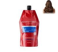 Masque Capillaire à La Kératine 350 G, Après-Shampooing Réparateur En Profondeur, Masque Intensif Restructurant, Soin Capillaire Pour Tous Types De Cheveux, Réparation Des Cheveux Abîmés