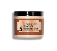 Masque capillaire à la kératine - Crème réparatrice capillaire - 60 ml - Soin hydratant pour cheveux colorés secs - Lissage facile à rincer