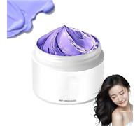 Masque capillaire à la kératine violette, masque capillaire, après-shampoing hydratant, soin intensif pour cheveux secs et abîmés, hydrate et restaure la douceur, rehausse la brillance (1pcs)