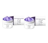 Masque capillaire à la kératine violette, Masque capillaire violet intense, Après-shampoing hydratant, Soin profond pour cheveux secs et abîmés, Cheveux plus sains