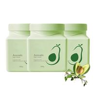 Masque capillaire à l'avocat pour un soin intensif,masque capillaire à l'huile d'avocat profondément nourrissant,hydrate,nourrit et répare en profondeur,convient à tous les types de cheveux (3Pièce)