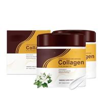Masque capillaire au collagène et au ginseng : une formule hydratante à base d'extrait de racine de ginseng et de protéines de blé. Répare et revitalise en profondeur les cheveux secs, permanentés, co