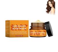 Masque Capillaire Au Collagène Pour Cheveux Secs Et Abîmés, Soin Revitalisant En Profondeur Avec Réparation Anti-frisottis, Récupération Intense À Domicile (1PC)