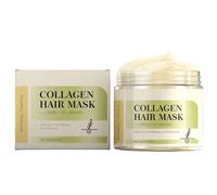 Masque capillaire au collagène, soin réparateur en profondeur pour cheveux secs et abîmés, hydrate, lisse et nourrit, apporte de la brillance et laisse vos cheveux plus doux. (1pcs)