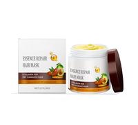 Masque Capillaire au Collagène - Traitement Réparateur avec Kératine, Maca et Huiles d’Avocat - Restaure Force, Brillance et Douceur - Soin Nourrissant pour Cheveux Secs et Abîmés. (1pcs)