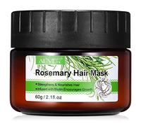 Masque capillaire au romarin, Masque Capillaire, Hair Masque Cheveux, pour les Cheveux Secs et Abîmés, Masque Capillaire Réparateur en Profondeur, Stimule la Croissance des Cheveux, 60g