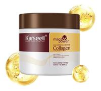 Masque Capillaire Collagène et Huile d'Argan 100ml - Extrait de Maca pour Réparation Intensive - Cheveux Secs Abîmés Tout Type