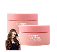 Masque capillaire Glimmer 10 minutes, masque capillaire Glimmer 10 minutes, masque capillaire 5 en 1 dense, hydratant et soyeux, favorise la croissance et la force des cheveux secs et abîmés (2)