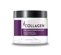 Masque capillaire nourrissant profond violet, répare les cheveux abîmés, contrôle efficacement les frisottis, après-shampooing au collagène (500 ml)