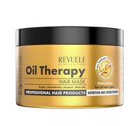 Masque capillaire Oil Therapy de Revuele aux huiles d'argan, de macadamia, de coco et de karité 500ml