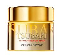 Masque capillaire premium TSUBAKI 180g - Pénètre profondément dans les cheveux pour apporter et fixer les nutriments pour des effets soutenus du traitement de salon Polychlorures de vinyle