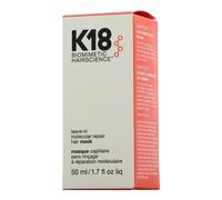 Masque capillaire - K18 - Réparation moléculaire - 50 ml - Tous types de cheveux - Sans rinçage