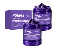Masque capillaire réparateur violet, masque capillaire nourrissant violet, soin revitalisant intense, après-shampoing hydratant pour cheveux secs ou abîmés