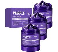 Masque capillaire réparateur violet, masque capillaire nourrissant violet, soin revitalisant intense, après-shampoing hydratant pour cheveux secs ou abîmés
