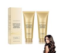 Masque capillaire revitalisant 8 secondes pour cheveux abîmés après coloration à chaud, hydrate en profondeur, répare les cheveux abîmés, lisse les frisottis, masque capillaire professionnel à la kéra