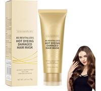 Masque capillaire revitalisant 8 secondes pour cheveux abîmés après coloration à chaud,traitement professionnel à la kératine,soin quotidien pour permanente et après-shampoing réparateur de coloration