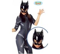 Masque Catwoman - Batman - Accessoire de déguisement - Femme - Noir