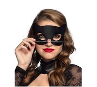 Boland BOL00297 Masque chat noir avec nez en forme de cœur pour adulte