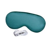 Masque Chauffant Électrique pour les Yeux - Masque de Nuit en Soie | Lunettes Thermiques contre la Sécheresse Oculaire | Occultant, Alimenté par USB avec Chaleur Apaisante, Soulage Fatigue