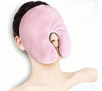 Masque chauffant pour les sinus, masque chauffant pour les sinus, coussin chaud et froid, soulagement naturel réutilisable pour les yeux secs, les migraines, les maux de tête, la pression des sinus et