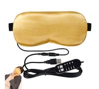 Masque chauffant pour les yeux - Coussin chauffant réglable pour less, compresse chaude yeuxx secs | Masque chaauffant poour les yeux avec sangle et température réglables, idéal vous