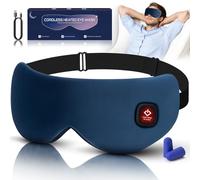 Masque chauffant sans fil pour les yeux secs, masque de sommeil léger, compresses oculaires chaudes, coussin chauffant électrique pour les yeux pour le traitement des yeux, blépharite, sinus,