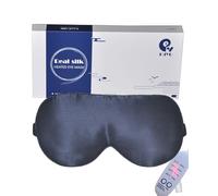 Masque Chauffant, Soie pour les yeux, le soulagement de la blépharite, idéal pour Fatigue des yeux, pour orgelet, MGD et Syndrome de l'oeil sec (Bleu marin)