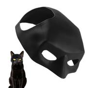 Masque Chauve-Souris pour Chat - Chapeau Costume pour Chat 4,92 Pouces en ABS | Masque De Chauve-Souris Noir pour Chats - Léger Et Créatif, Accessoire Halloween pour Séances Photo, Fêtes