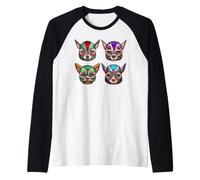 Masque Chihuahua Lucha Le Libre Manche Raglan