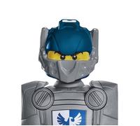 Masque Clay Nexo Knights - LEGO® enfant - Gris - Idéal pour compléter un déguisement de Lego