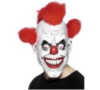 Clown 3/4 Mask, Unisex One Size Multicolore