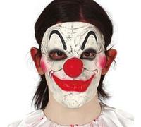 masque clown menaçant latex adulte - guirca 2255 Blanc G