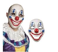 MASQUE CLOWN SOURIRE SADIQUE PVC BLANC