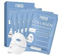 Masque CollagèNe 5 PièCes, Masque Collagene Hydratant Et Raffermissant, Masques De Nuit Hydrogel Hydratant Pour Femmes, AméLiore L’éLasticité Et L’éClat, Adapté à La Plupart Des Types De Peau