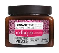 Arganicare | Gamme Collagen | MASQUE RÉPARATEUR | Collagène | Protège les cheveux contre les rigueurs de la vie quotidienne | Effet Régènerant | Haute Hydratation | Cheveux Fins & Sans Volume | 500 mL