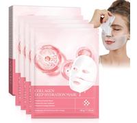 Masque Collagene Visage Korean, 4 Pièces Bio Mask Collagen, Visage Masque Profond Coréen, Bio Collagen Overnight Mask, masque visage collagene, collagene masque