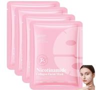 Masque Collagene Visage Korean, 4 Pièces Soin Visage Femme, Skin Care Coréenne, Collagen Masque Hydratant Visage, Korean Skincare, Firming, Radiance, Enhancing Skin Recovery Pour Le Visage (D)