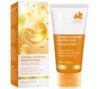 Masque Collagène Visage Korean - 75ml - Curcuma + rétinol + vitamine C, Hydratation Profonde,réduit le relâchement et l'aspect terne pour un Visage Lisse et Fermé