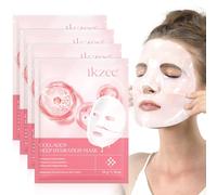 Masque Collagène Visage Korean, Bio Collagen Mask, Bio Collagen Real Deep Mask, Collagène Masque Lifting Visage pour Femme et Homme, Hydratant, Réduction des Pores, Traitement des Rides, 4 Pièces