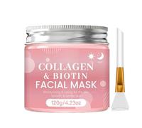Masque Collagene Visage Korean,Collagen Night Wrapping Mask Pour L'élasticité Et L'hydratation,Masque De Sommeil Du Visage Film D'emballage De Collagène,Pour Renouveau Et Rajeunissement De Peau (1PC)
