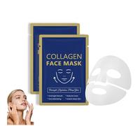 Masque Collagene Visage Korean,Masque Collagene Hydratant et Raffermissant,Hydratant Anti-âge,Amélioration de l'Élasticité Et Peau Lisse,Resserre les pores,Adapté à la Plupart des Types de Peau (2PC)