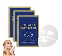 Masque Collagene Visage Korean,Masque Collagene Hydratant et Raffermissant,Hydratant Anti-âge,Amélioration de l'Élasticité Et Peau Lisse,Resserre les pores,Adapté à la Plupart des Types de Peau (3PC)