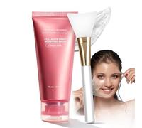 Masque Collagène Visage, Masque Collagene Visage pour La Nuit, Hydratation Profonde, Améliore L'élasticité, Rétrécit les Pores, Masques Collagène pour un Visages Lisse et Fermé, 75 ml