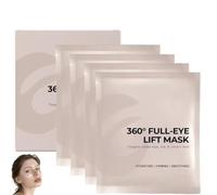 Masque Collagene Yeux Anti Cernes, 360° Full-Eye Lift Mask with Collagen & Vitamin C, For Puffy Eyes and Dark Circles, Rides & Ridules, Soin Hydratant Et Raffermissant Intense, Korean Skincare (4PC)