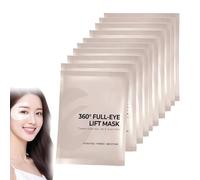 Masque Collagene Yeux Anti Cernes,Masque Collagene Coreen,Masques Gel Contour des Yeux au Collagène,Korean Skincare,Anti-Poches,Rides & Ridules - Soin Hydratant et Raffermissant Intense (10PC)