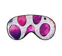 Masque coloré pour les yeux, masque de sommeil latéral léger pour les yeux, coussinet nasal et bande élastique pour enfants, femmes et hommes